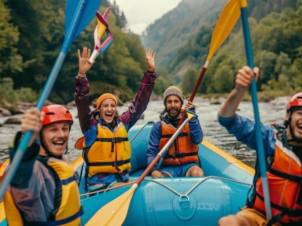 rafting team building Genève